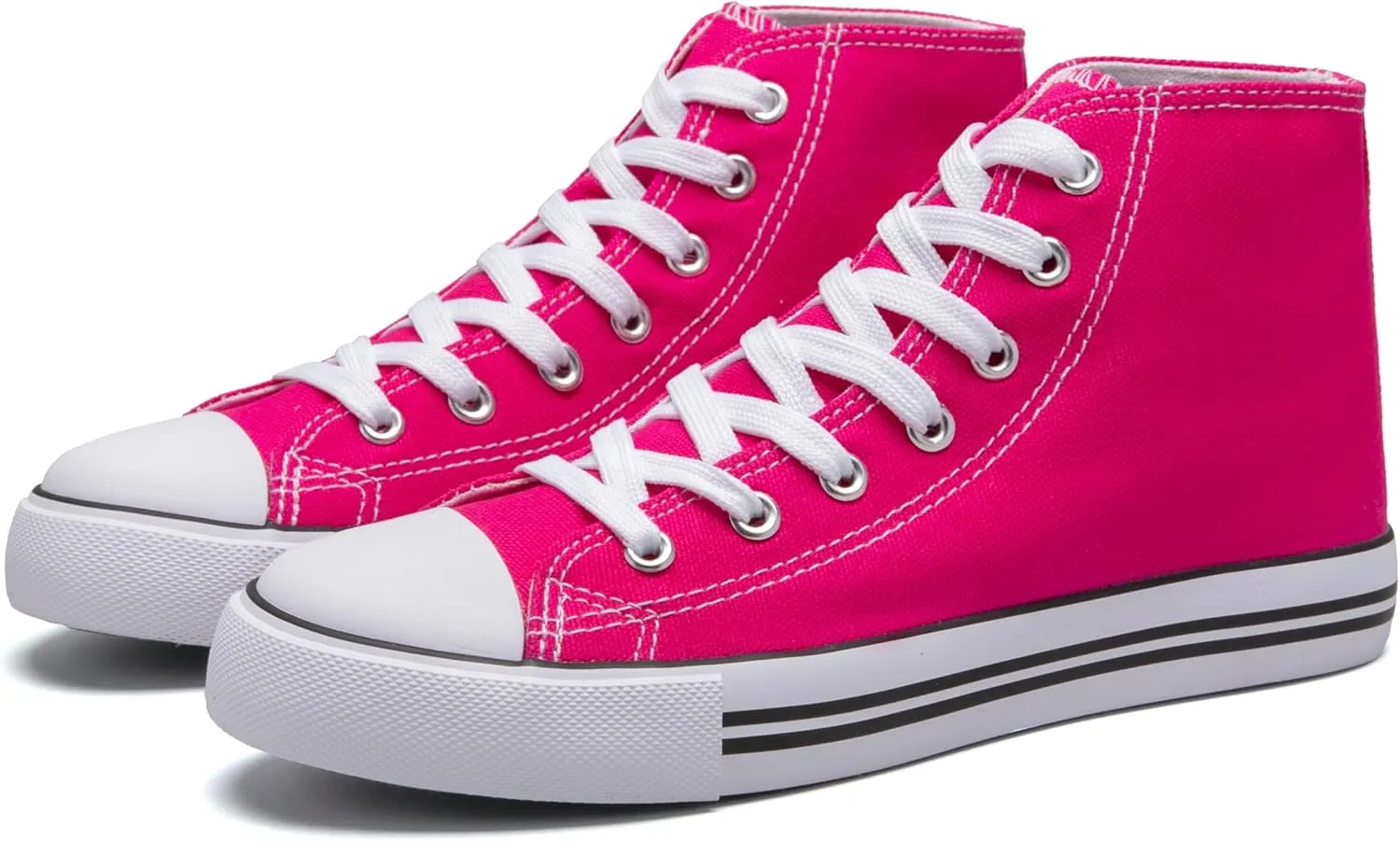 Kid's High Top Sneakers Classic High Tops Canvas Shoes for Girls and Boys, Lace up Tennis Shoes Fashion Canvas Sneakers Casual Shoes for Walking