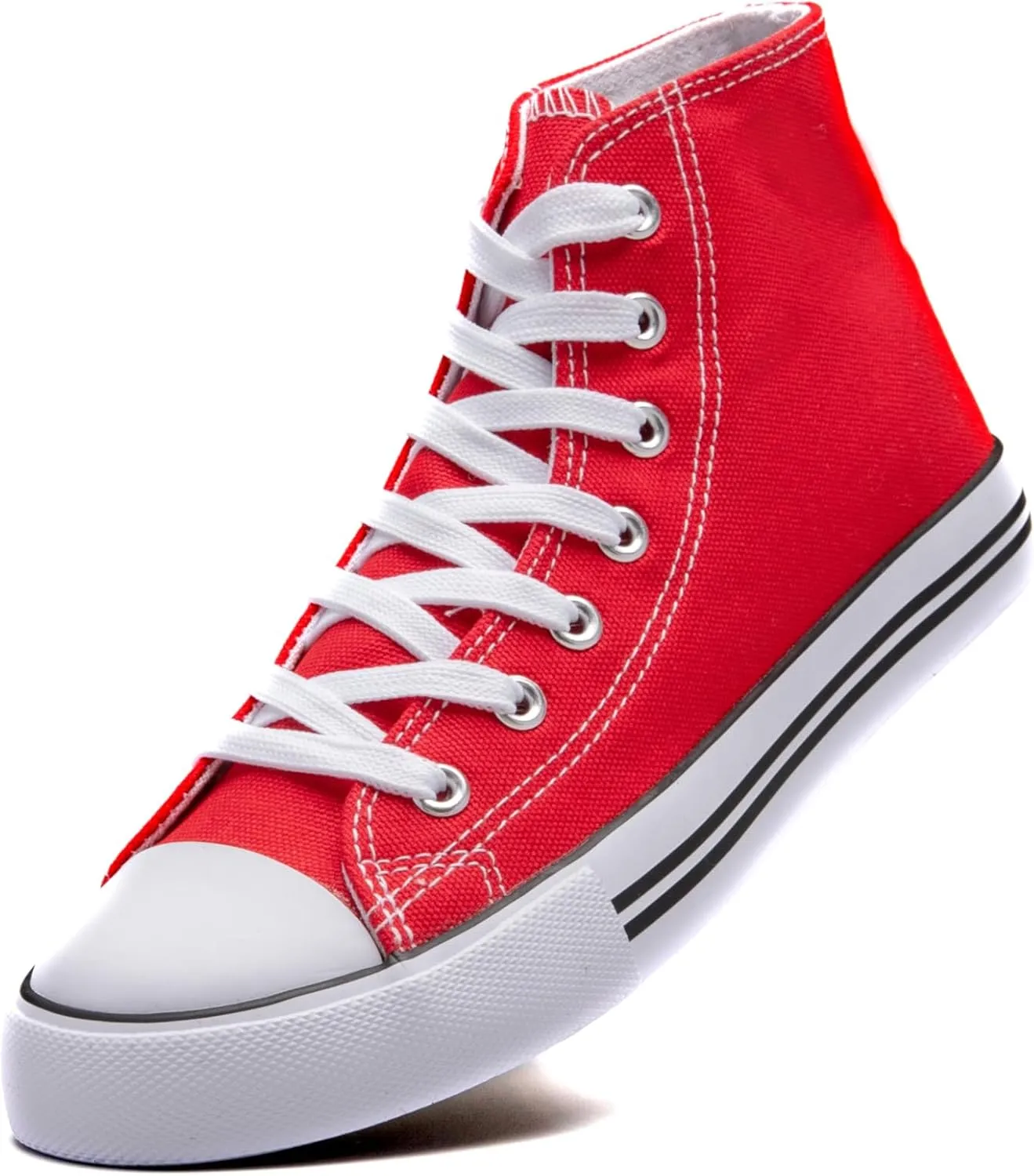 Kid's High Top Sneakers Classic High Tops Canvas Shoes for Girls and Boys, Lace up Tennis Shoes Fashion Canvas Sneakers Casual Shoes for Walking