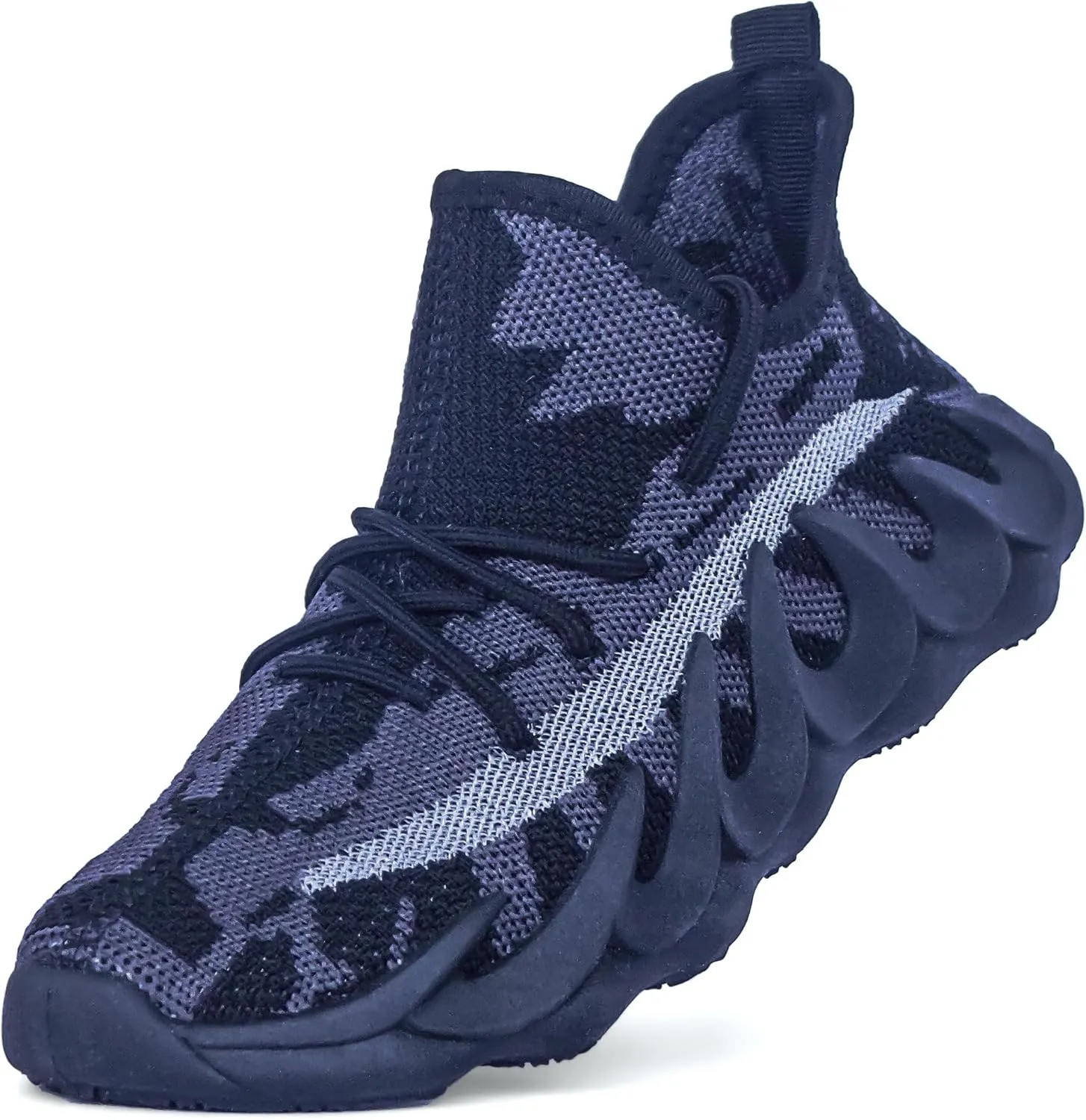 Kids Outdoor Running Shoes, Boys Non-Slip Mesh Lightweight Walking Sneakers, Girls Athletic Sports Tennis Shoes
