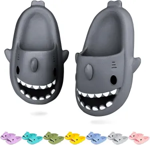 Kids Shark Cloud Slides | Toddler Boys Girls Shower Slippers | Boys Girls Cute Cartoon Fish Flip Flops | Beach Pool Home Sandals | Quick Dry Non-Slip