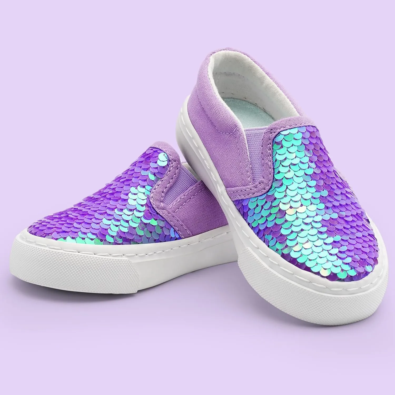 Kids Shoes Toddlers Canvas Sneakers Slip-on Comfortable Light Weight Causal Running Tennis Shoes for Boys Girls(Toddle/Little Kids/Big Kids)