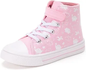 Kids Toddler Sneakers Girls Boys High Top Canvas Shoes Unisex-Child Casual Shoes