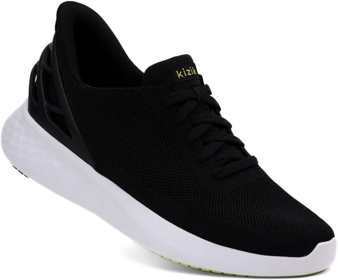 Kizik Shoes: Athens Comfortable Breathable Knit Slip On Sneakers, Convenient Hands Free | Walking Shoes for Men, Women and Elderly | Stylish, Orthopedic Shoes for Everyday and Travel