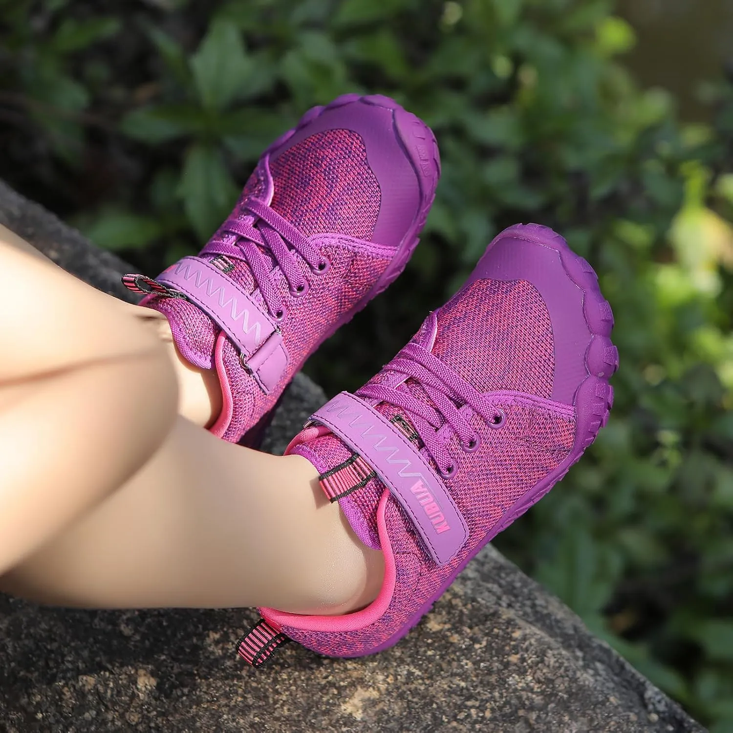 KUBUA Kids Barefoot Shoes Boys Girls Sneakers Naturally Splay Shoes Toddler Little Big Kid
