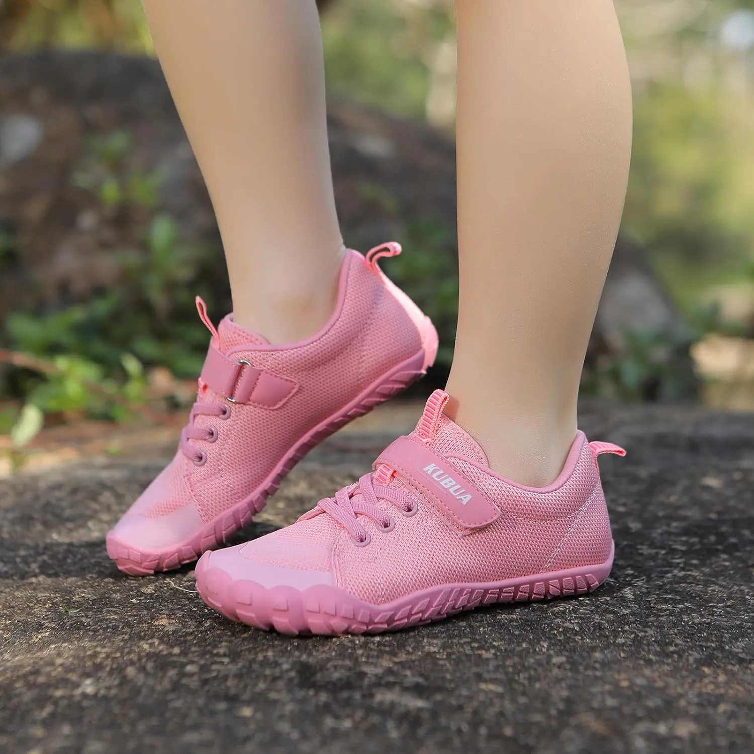 KUBUA Kids Barefoot Shoes Boys Girls Sneakers Naturally Splay Shoes Toddler Little Big Kid
