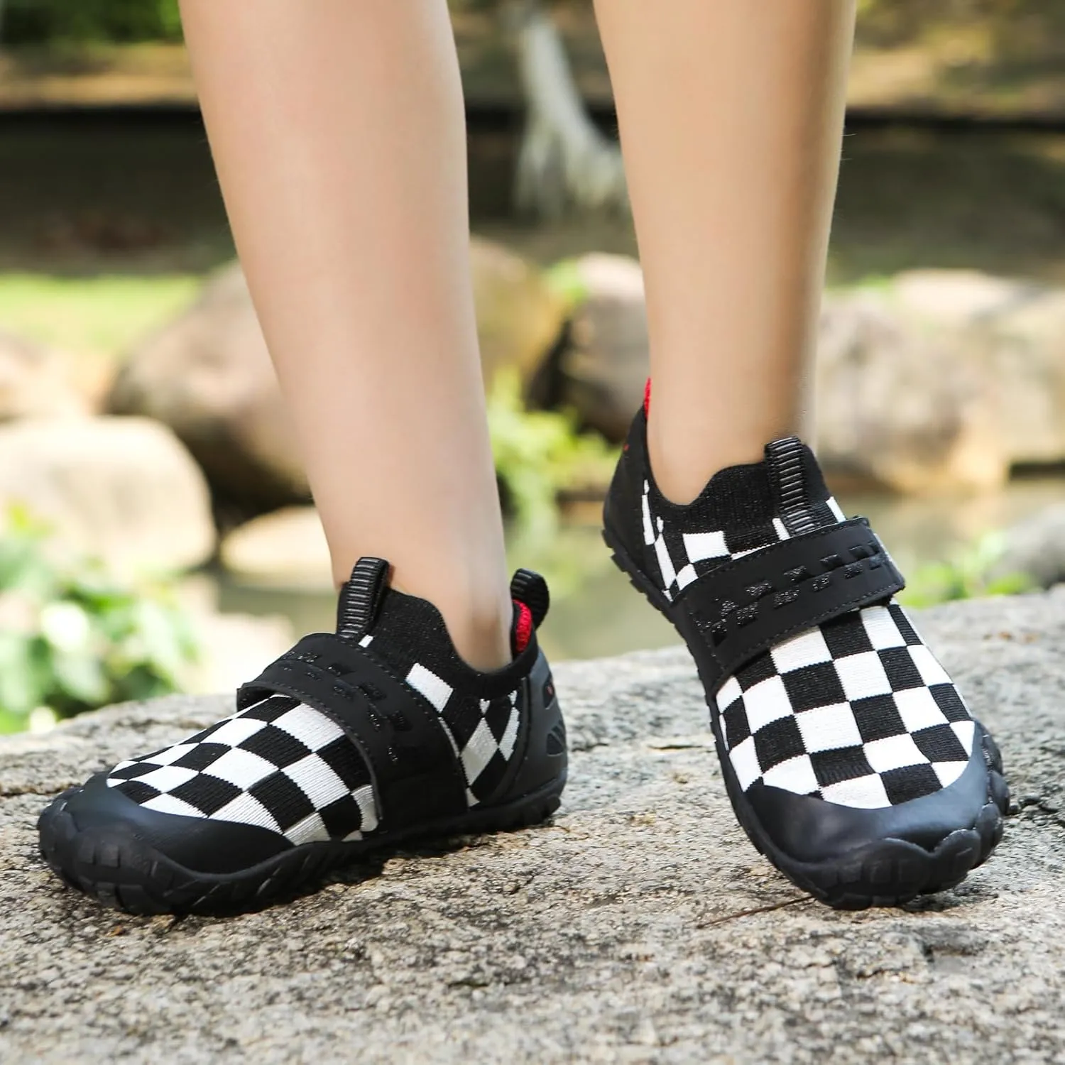 KUBUA Kids Hiking Water Shoes Boys Girls Barefoot Shoes Multifunctional Tennis Sneakers Toddler Little Big Kid