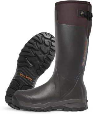 LaCrosse Alphaburly Pro 18" Hunting Boots for Men Featuring Waterproof Rubber, Adjustable Gusset, and EVA Footbed
