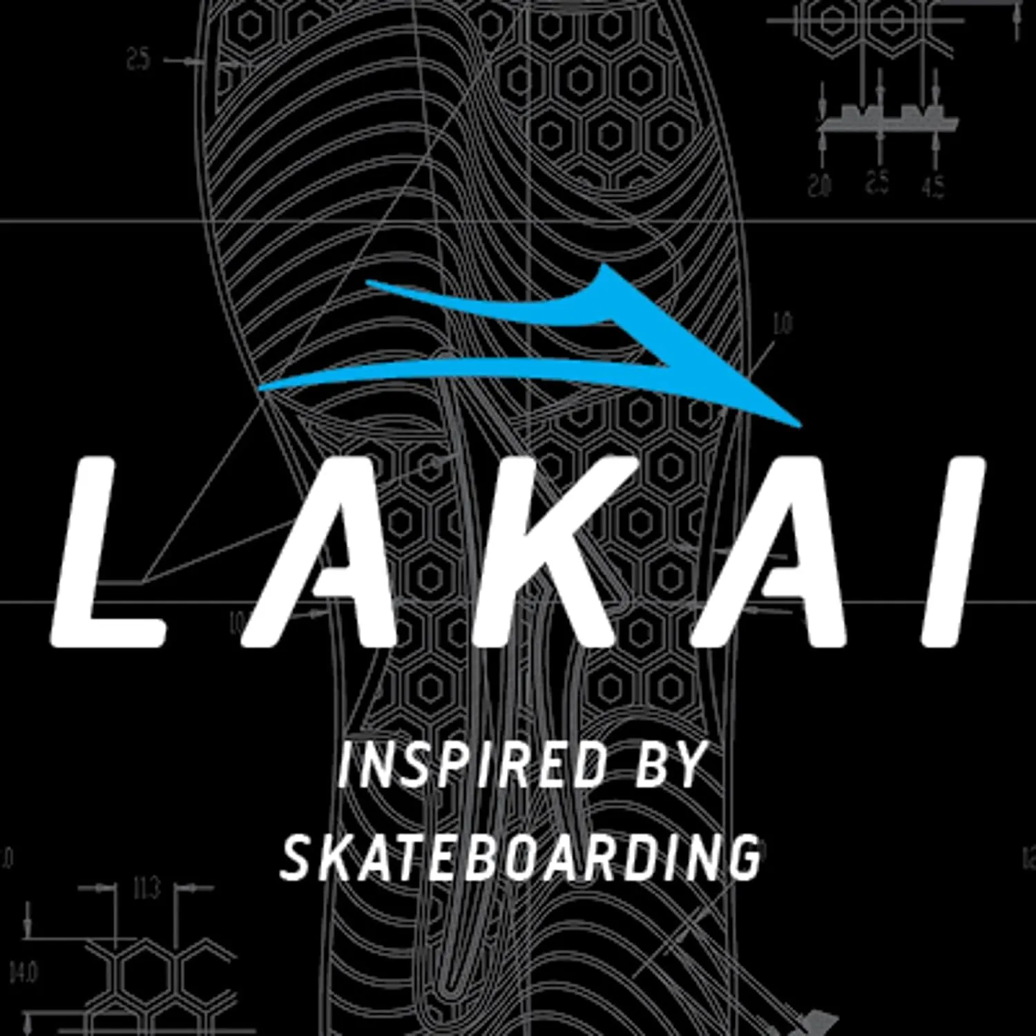 Lakai Men's Cardiff Skate Shoes - Breathable Casual Sneakers