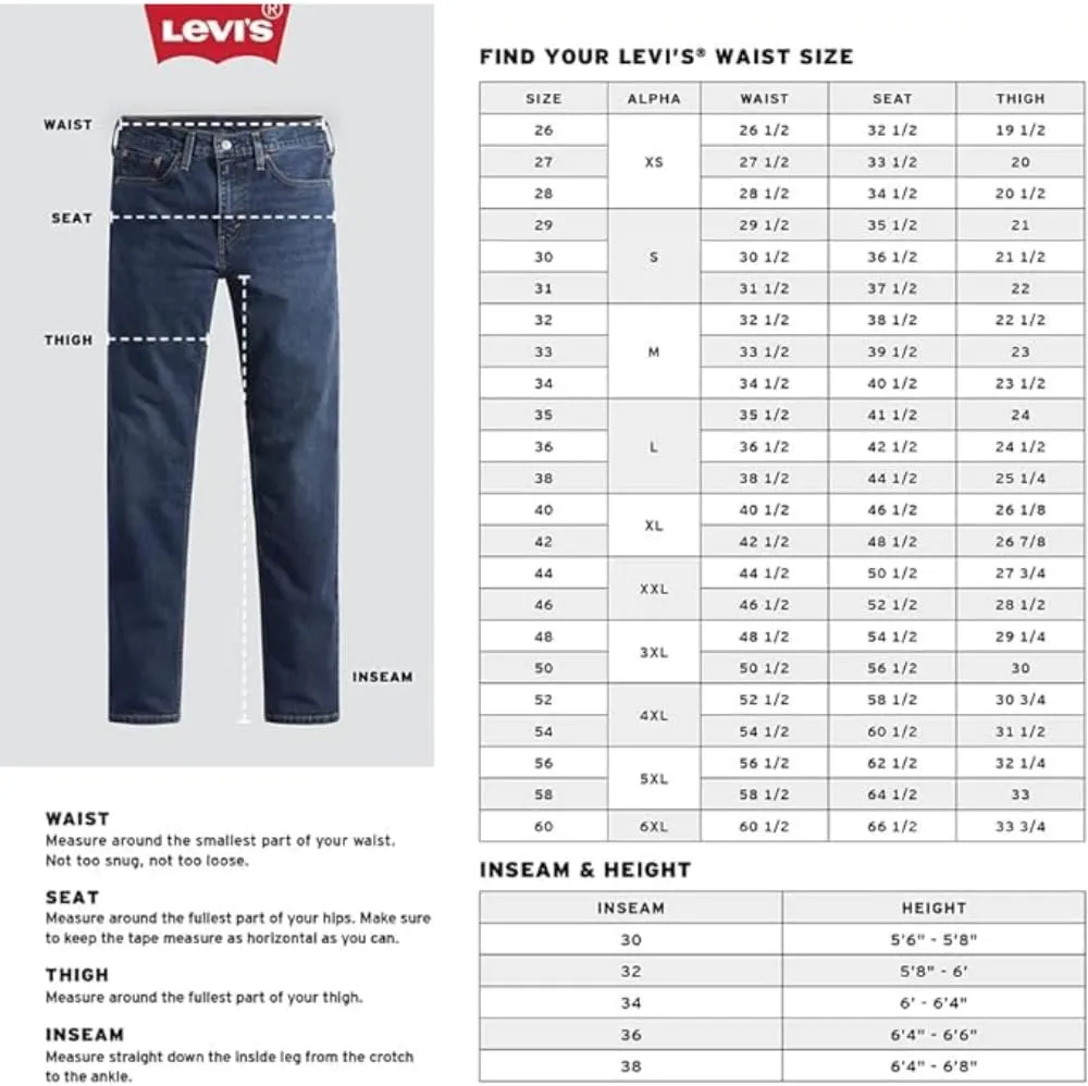 Levi's Men's 514 Straight Fit Cut Jeans (Also available in Big & Tall)