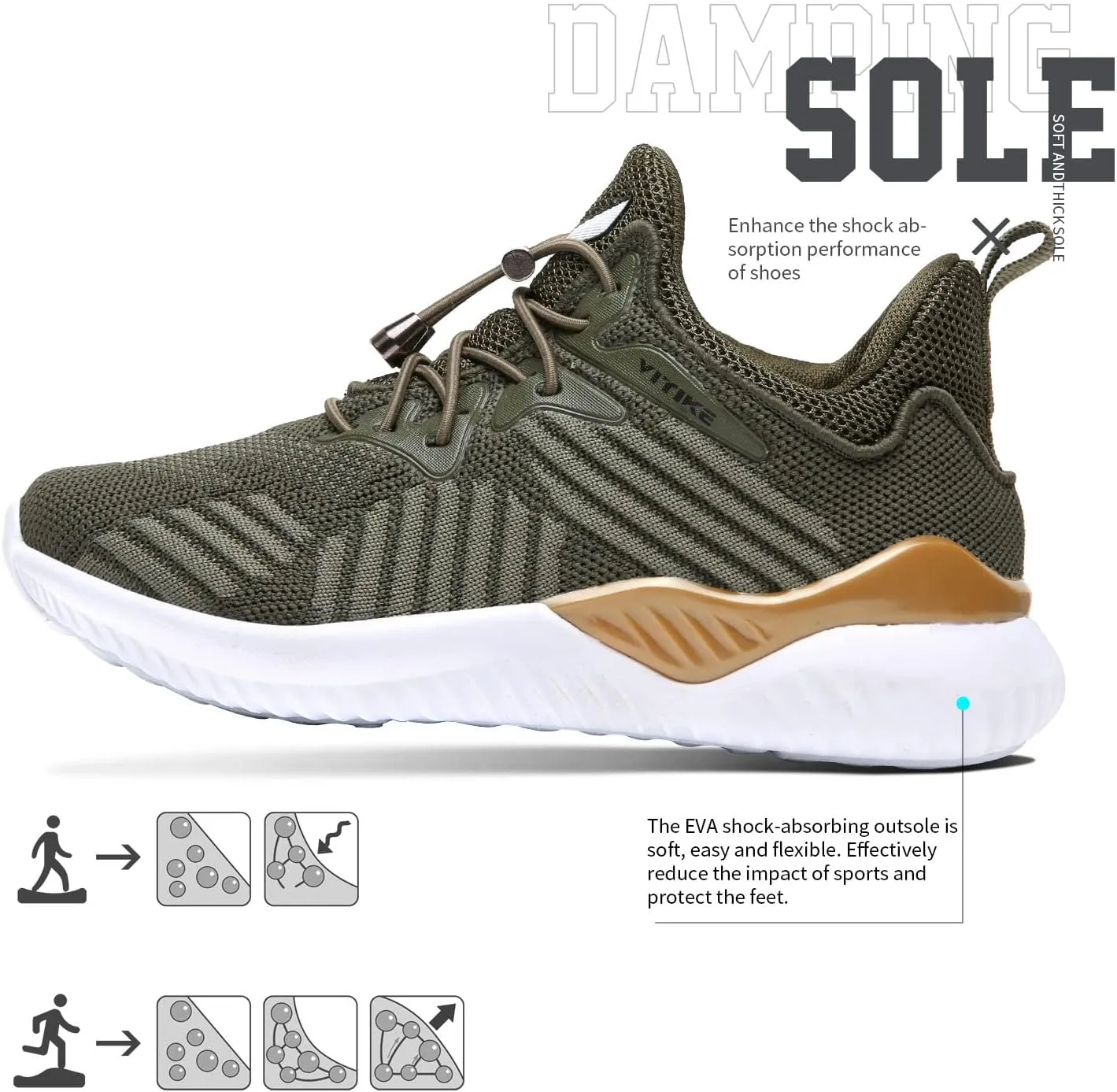 Littleplum Boys Running Shoes Slip On Kids Sneakers Mesh Tennis Shoes Lightweight Breathable for Athletic Gym School Sport