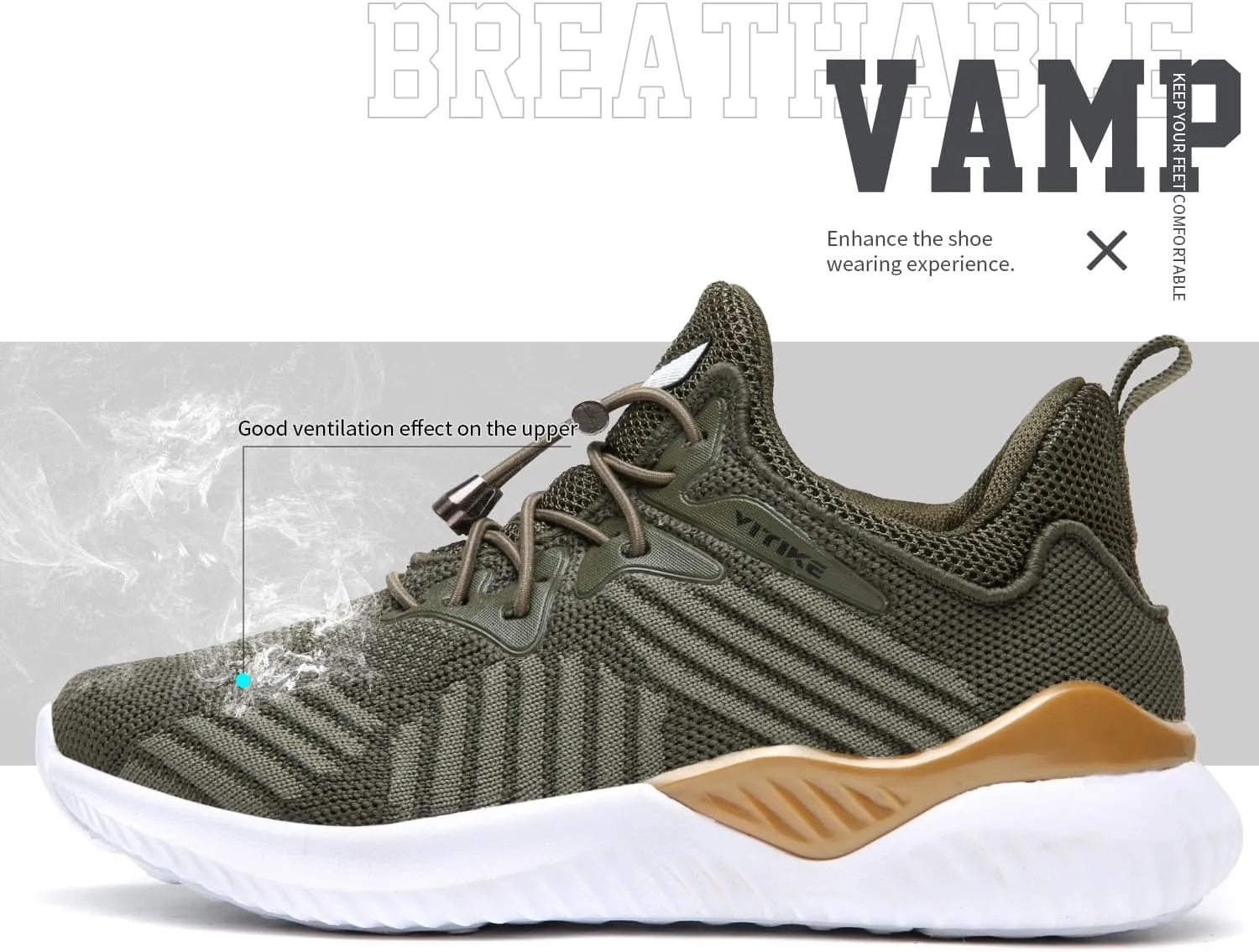 Littleplum Boys Running Shoes Slip On Kids Sneakers Mesh Tennis Shoes Lightweight Breathable for Athletic Gym School Sport