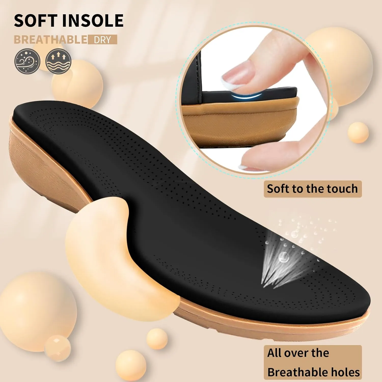 Littleplum Womens Sandals Comfort Arch Support Sandals Summer Walking Shoes Casual Ankle Elastic Flip Flops Shoes