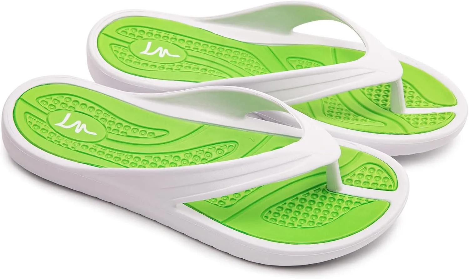 LM Women's Flip Flops Thong Sandals Casual Sandals Shower Shoes Beach Slippers Slides Slip on Water Shoes