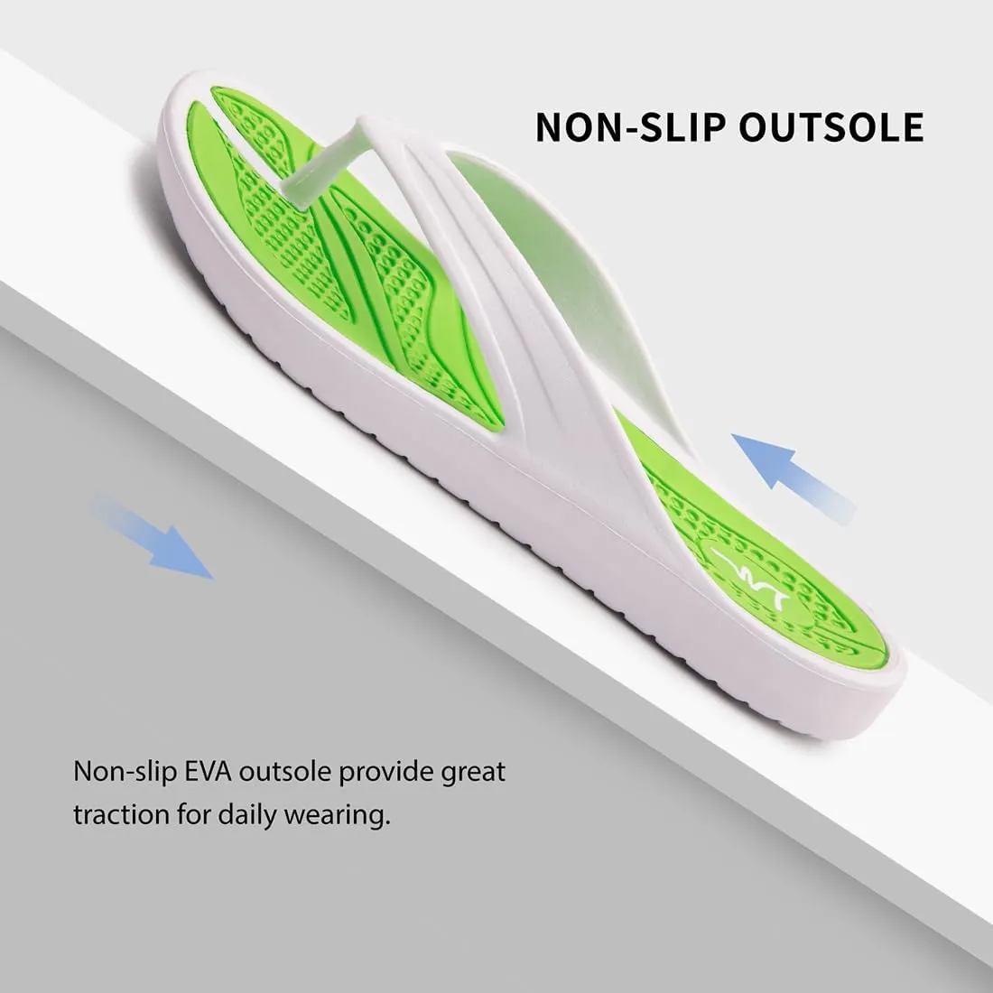 LM Women's Flip Flops Thong Sandals Casual Sandals Shower Shoes Beach Slippers Slides Slip on Water Shoes