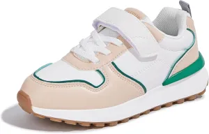 LUCKY STEP Kids Sneakers for Girls Boys Running Non-Slip Tennis Casual Walking Shoes Hook and Loop Unisex-Child Storybook Shoes for Big Kids, Little Kids & Toddlers