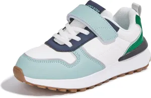 LUCKY STEP Kids Sneakers for Girls Boys Running Non-Slip Tennis Casual Walking Shoes Hook and Loop Unisex-Child Storybook Shoes for Big Kids, Little Kids & Toddlers