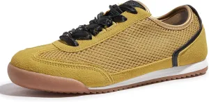 LUCKY STEP Women's Mesh Casual Fashion Sneakers Retro Breathable Walking Shoes Lightweight Classic Tennis Trainers