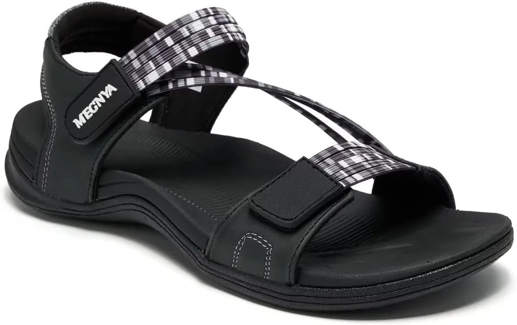 MEGNYA Comfortable Hiking Sandals for Womens, Classic Sport Walking Sandals with Adjustable Straps, Casual Summer Athletic Sandals for Trekking, Camping, Trip