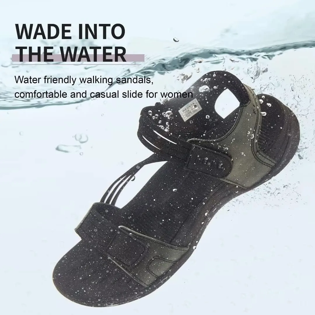 MEGNYA Comfortable Hiking Sandals for Womens, Classic Sport Walking Sandals with Adjustable Straps, Casual Summer Athletic Sandals for Trekking, Camping, Trip