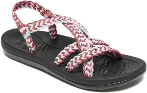 MEGNYA Women's Comfortable Walking Sandals with Arch Support, Athletic Hiking Sandals with Handmade Straps, Outdoor Soft Water Sandals for Beach Poolside Travel Camping