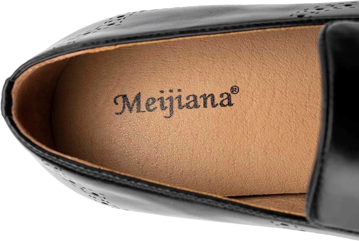 Meijiana Mens Loafers Wedding Dress Shoes Slip-On Loafers for Men Tuxedo Suit Shoes