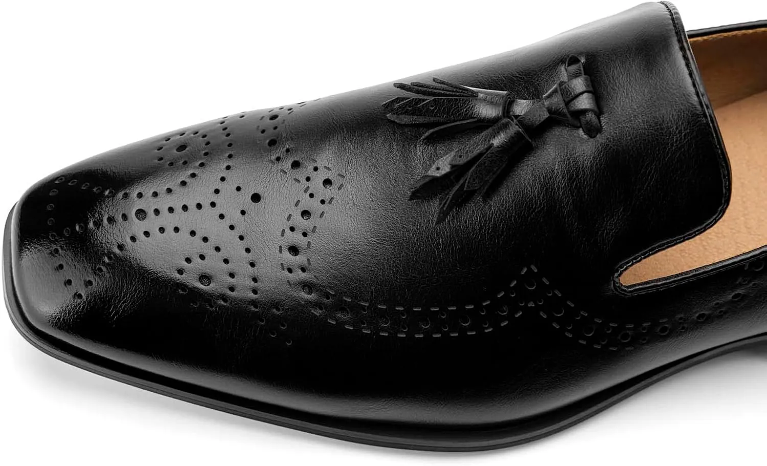 Meijiana Mens Loafers Wedding Dress Shoes Slip-On Loafers for Men Tuxedo Suit Shoes