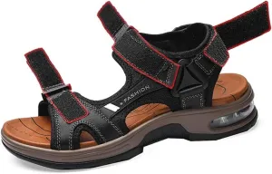 Mens Athletic Sandals Open Toe Hiking Outdoor Non-slip Sandals Air Cushion Sport Casual Beach Sandals