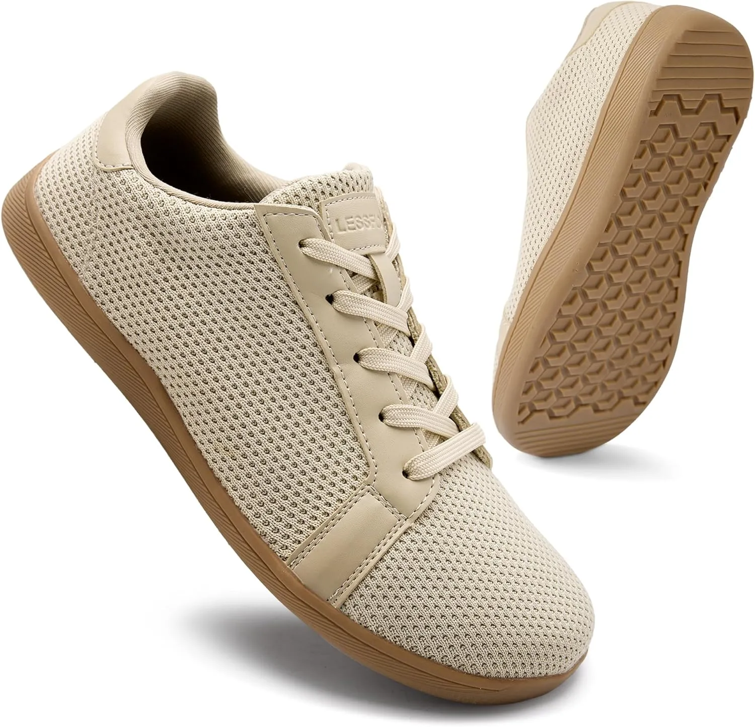 Men's Barefoot Walking Shoes Wide Toe Sneakers Zero Drop Minimalist Sneakers Non-Slip Breathable Comfortable Lightweight Casual Shoes