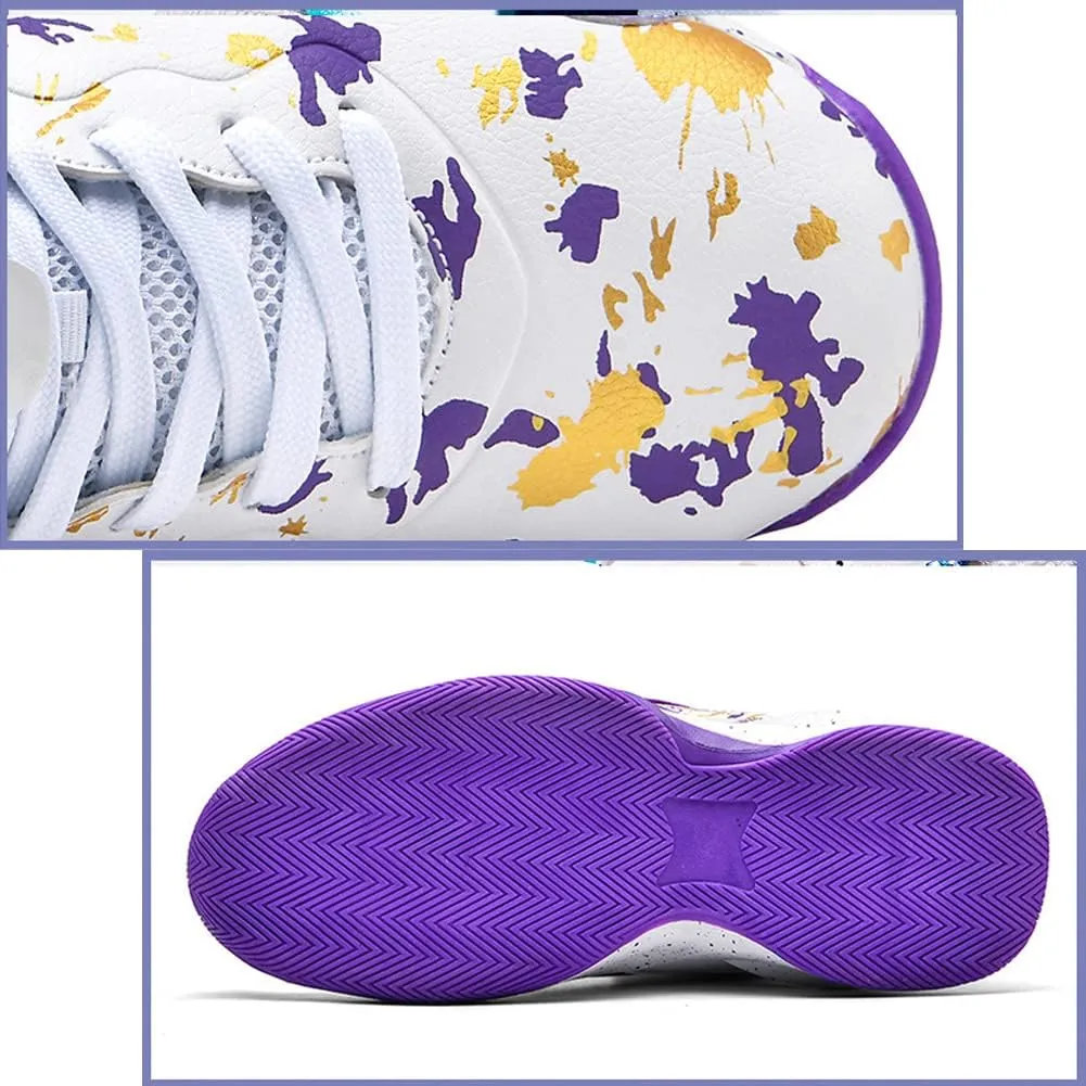 Men's Basketball Shoes Fashion Printed Sneakers