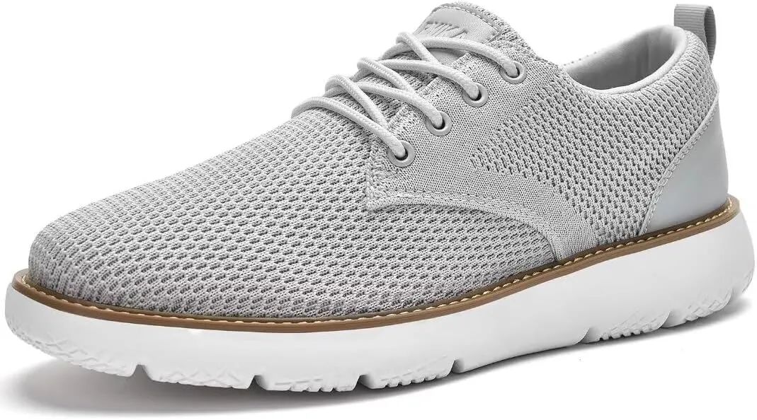 Men's Breathable Mesh Comfortable Business Casual Shoes with Sneakers Design for Long Standing, Office Work, Formal Occasions & Walking