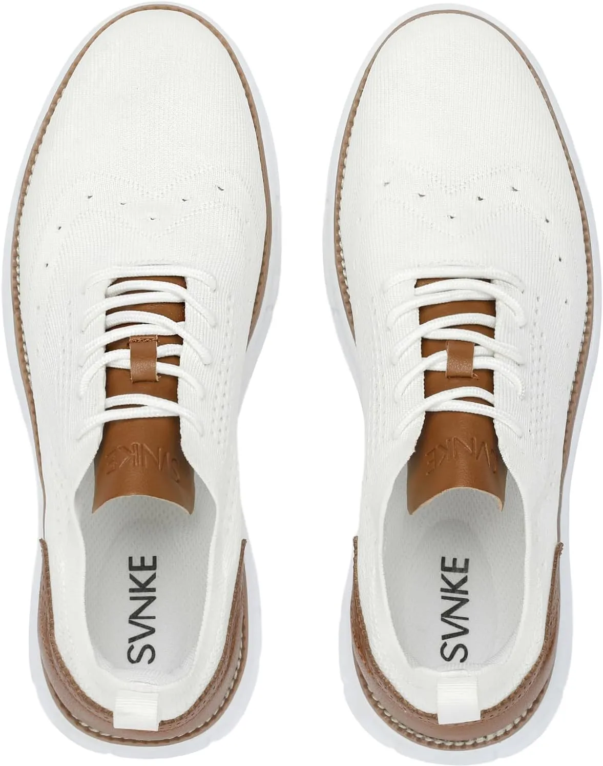 Men's Casual Dress Oxfords Shoes Breathable Knit Leisure Fashion Sneakers Lightweight Comfortable Walking Shoes