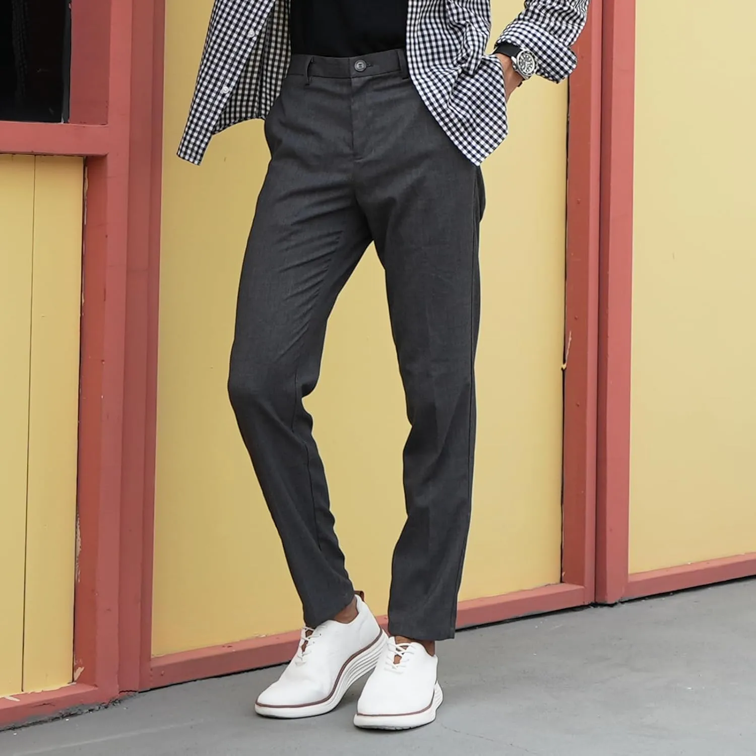 Men's Casual Dress Oxfords Sneakers Business Mesh Breathable Lightweight Walking Shoes Tennis Comfortable