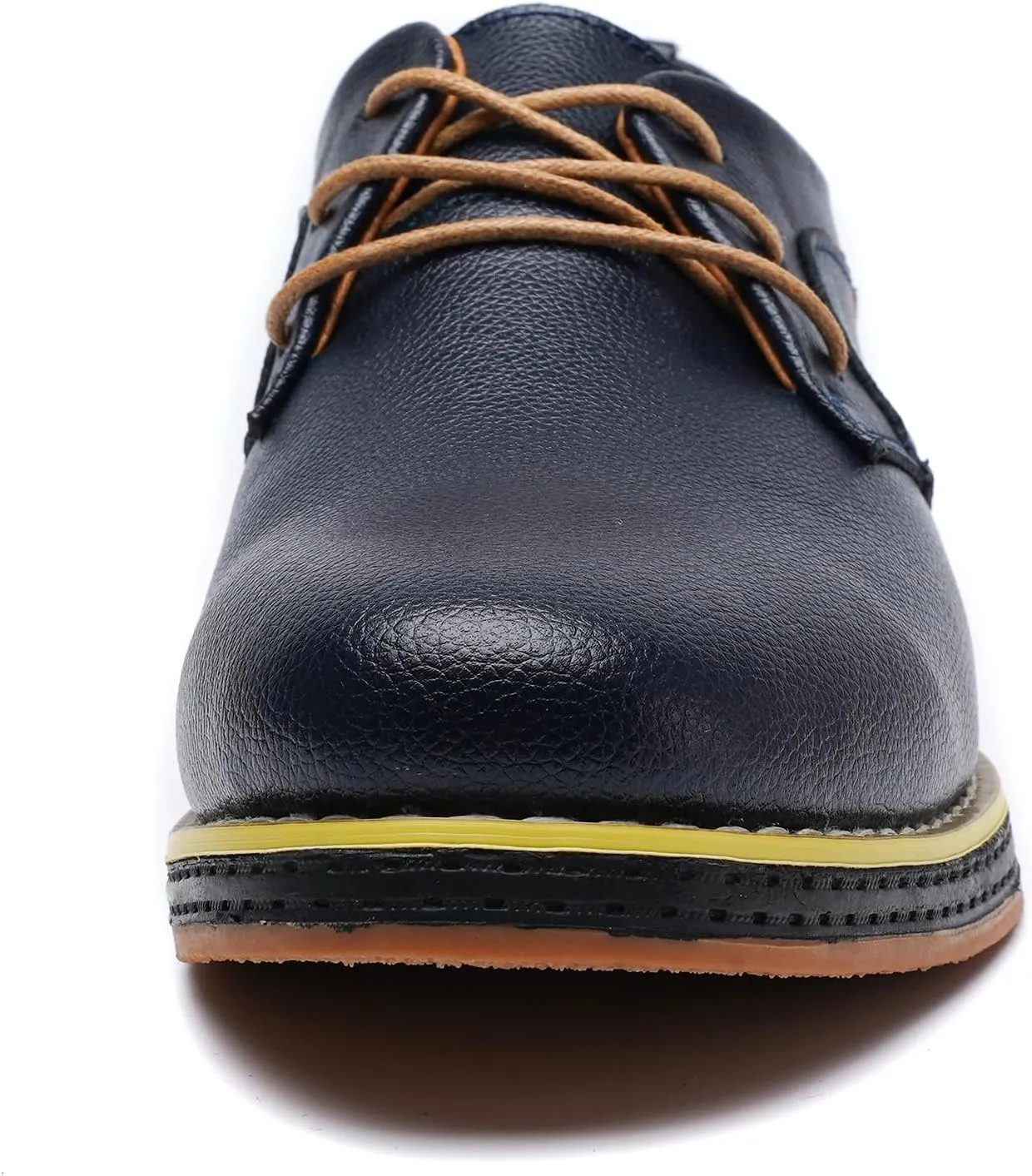 Mens Casual Shoes Lace-up Classic Oxford Leather Shoes Business Formal Comfortable Fashion Dress Sneakers Soft Loafers Shoe for Office Walking