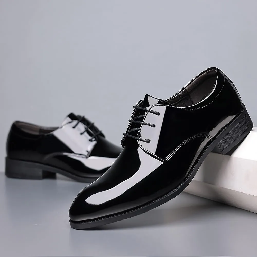 Men's Classic Business Lace Up Dress Shoes Loafers England Flats Breathable Sport Outdoor Footwear