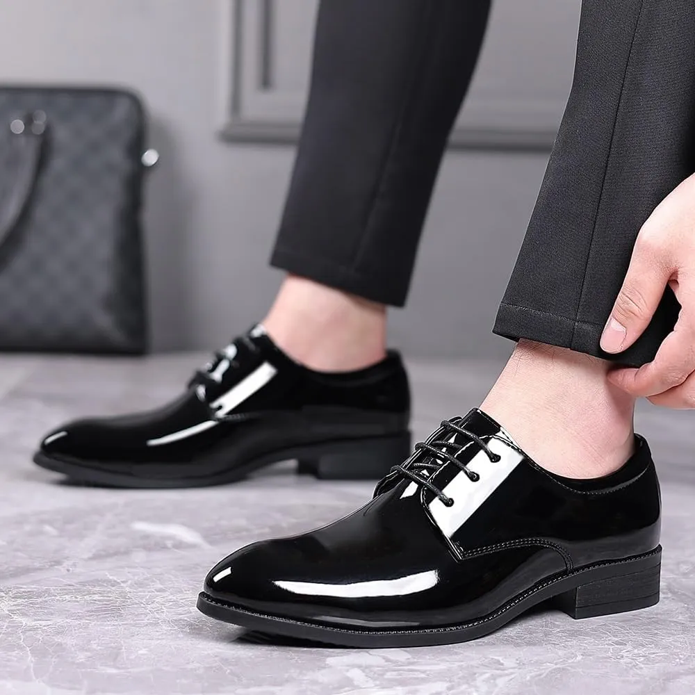 Men's Classic Business Lace Up Dress Shoes Loafers England Flats Breathable Sport Outdoor Footwear