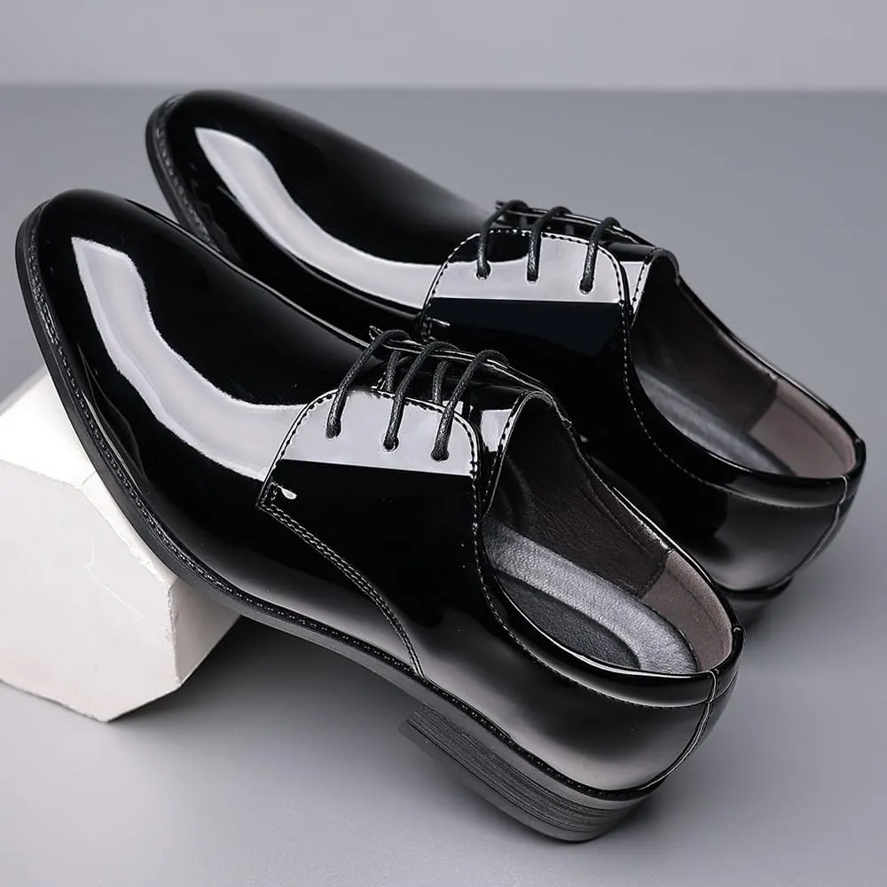 Men's Classic Business Lace Up Dress Shoes Loafers England Flats Breathable Sport Outdoor Footwear