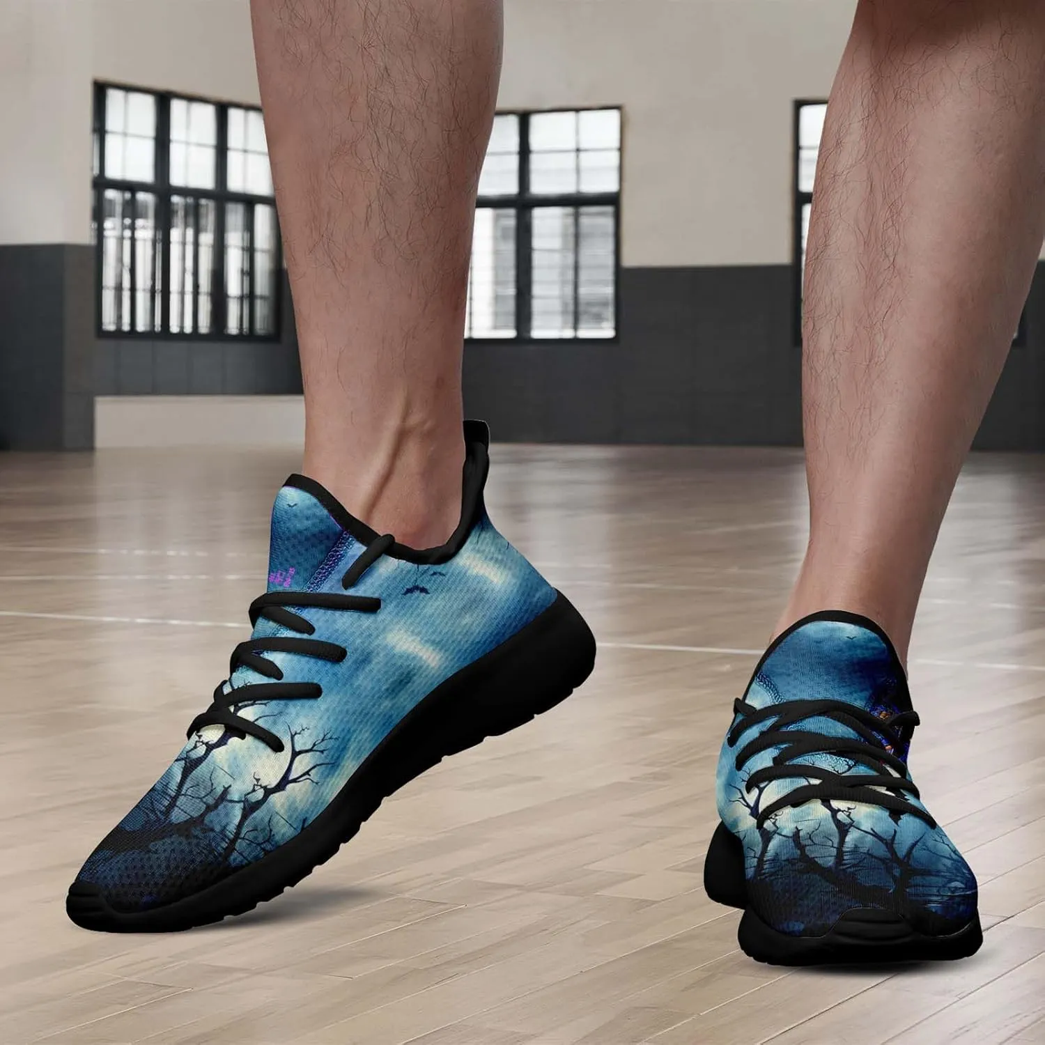 Men's Dragon Sneakers – Lightweight Running Shoes Punk Rock Streetwear Sneaker Breathable Athletic Gym Casual Walking Shoes