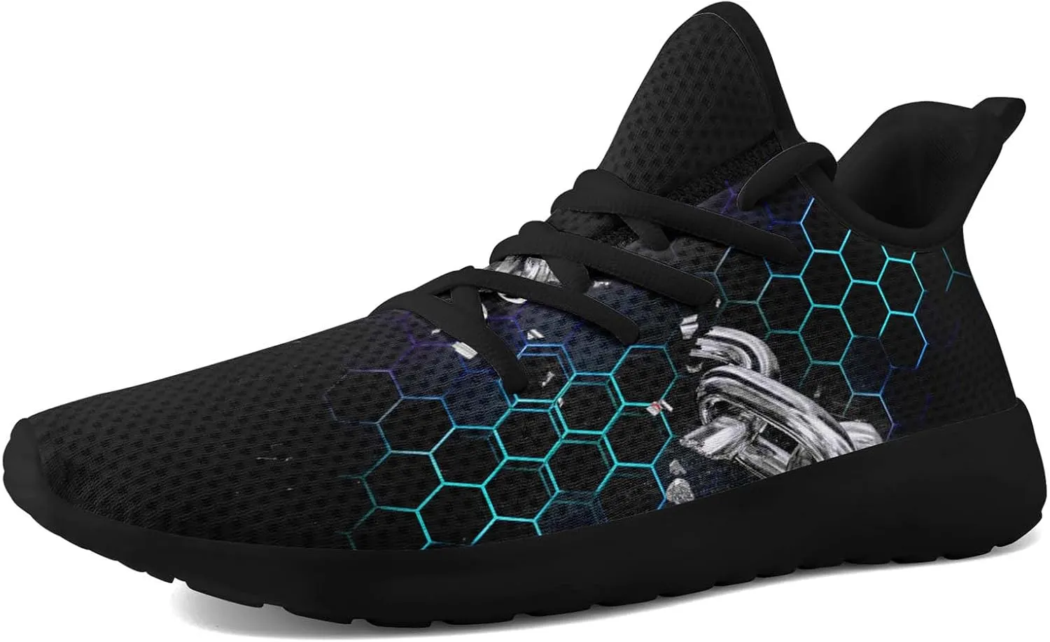 Men's Dragon Sneakers – Lightweight Running Shoes Punk Rock Streetwear Sneaker Breathable Athletic Gym Casual Walking Shoes