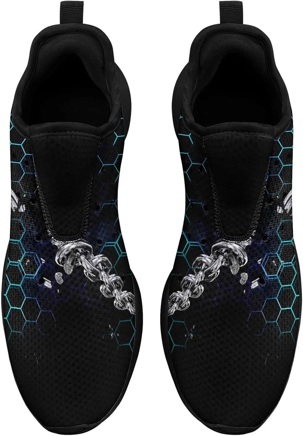 Men's Dragon Sneakers – Lightweight Running Shoes Punk Rock Streetwear Sneaker Breathable Athletic Gym Casual Walking Shoes