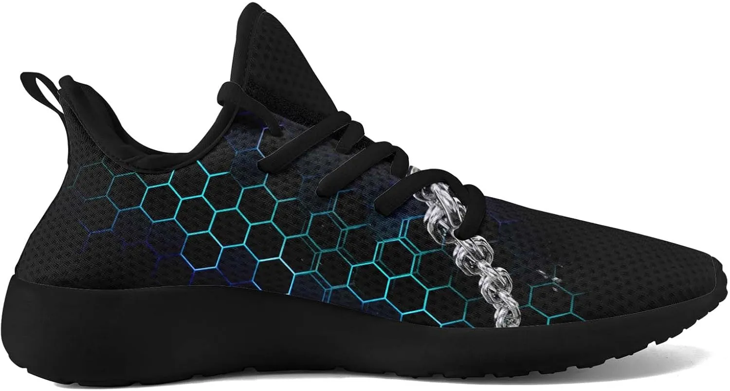 Men's Dragon Sneakers – Lightweight Running Shoes Punk Rock Streetwear Sneaker Breathable Athletic Gym Casual Walking Shoes