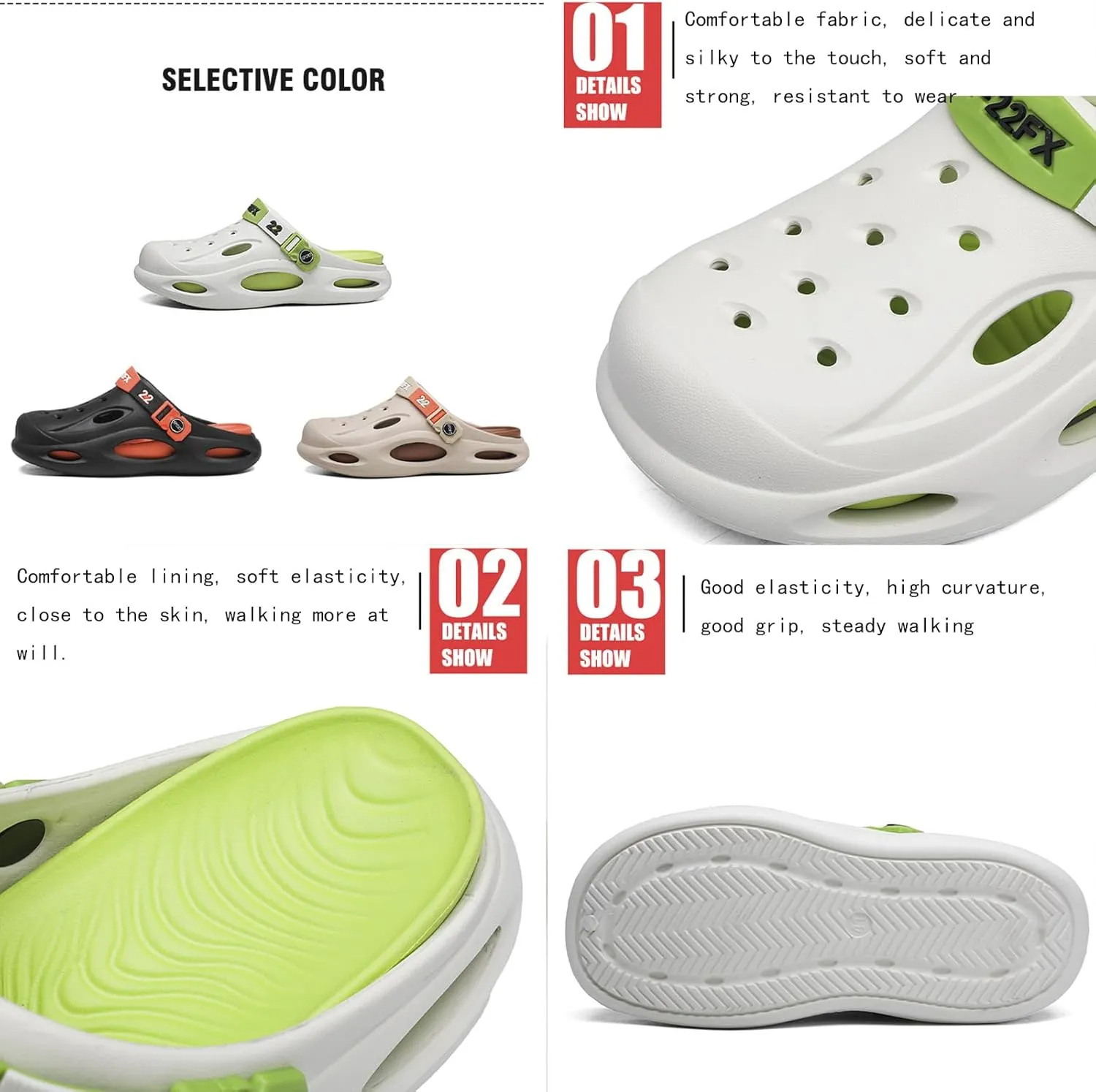 Men's Fashion EVA Slippers, Non-slip Quick Dry Open Toe Slippers, Indoor Outdoor Walking, Men's Summer Beach Slippers Sandals Dual Use