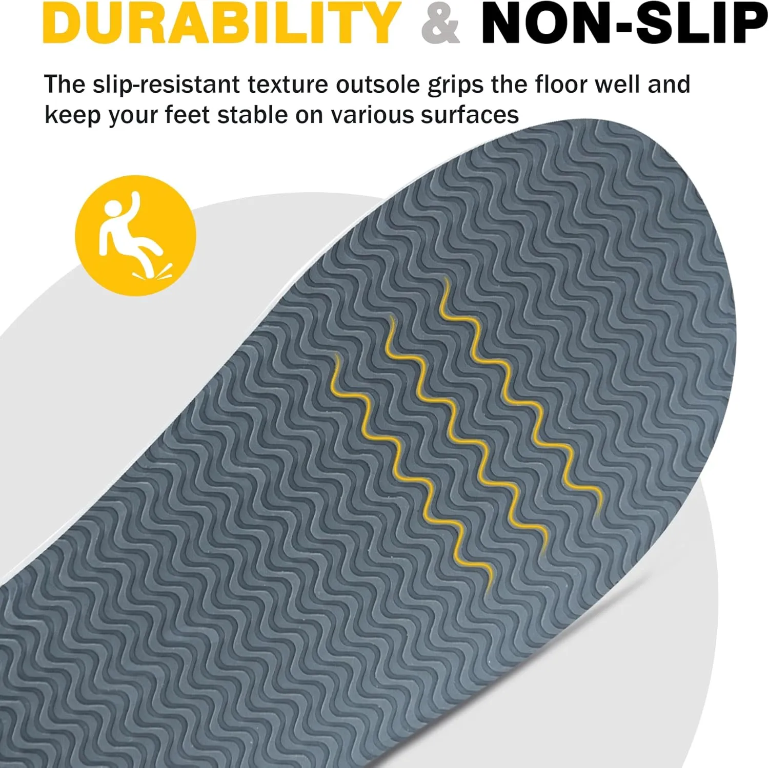 Men's Flip Flops with Arch Support - Lightweight Waterproof Sandals,Comfortable Slides for Beach