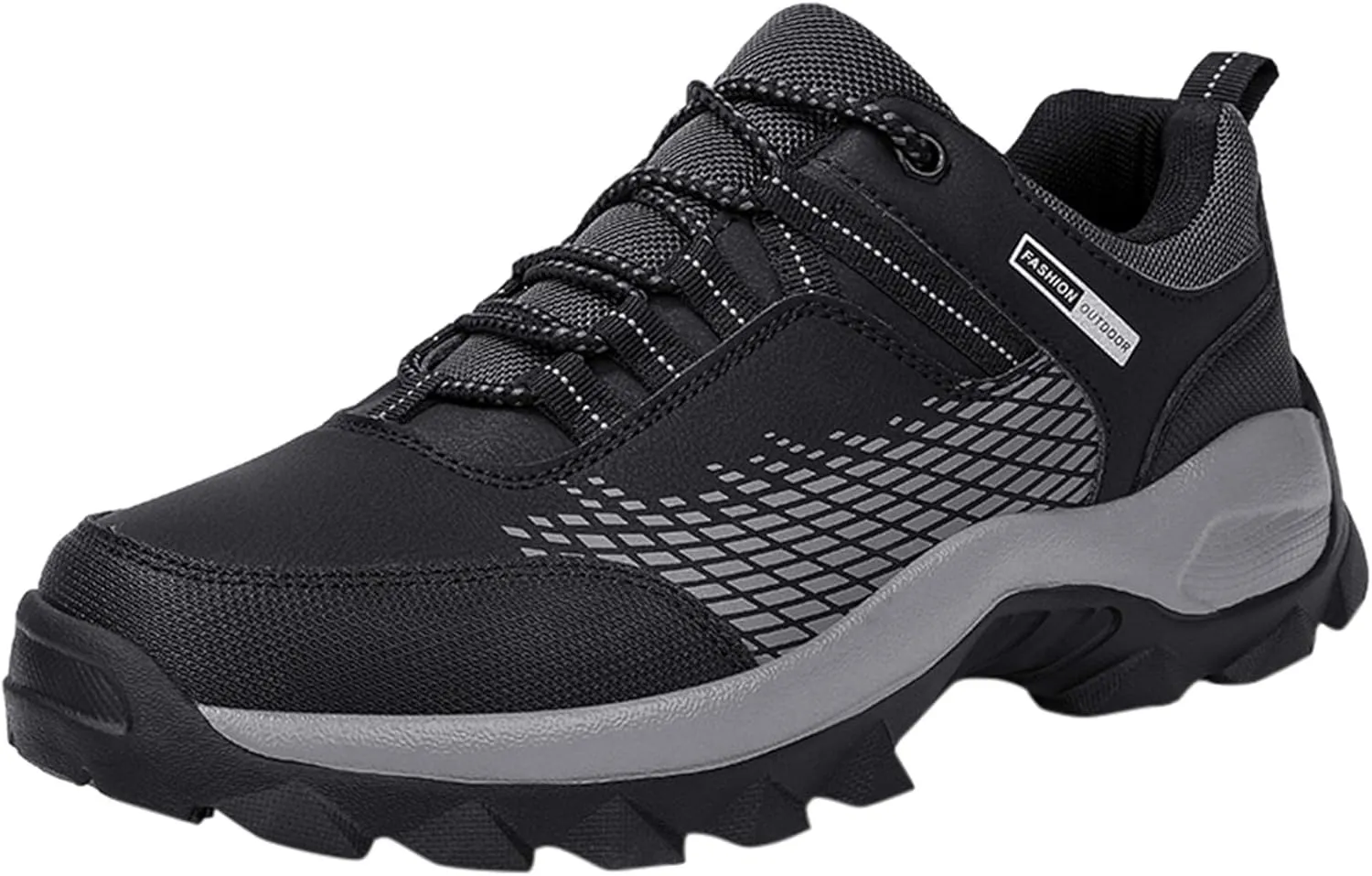Men's Kiking Shoes Soft Cushions Athletic Fashion Simple Mountaineering Solid Color Lightweight Street Shoes
