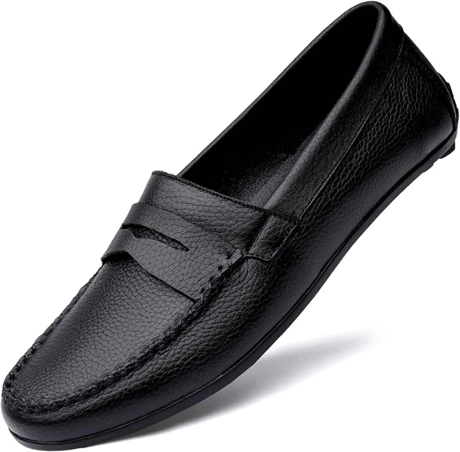 Men's Loafers Shoes Penny Driving Loafers Leather Slip Resistant Flexible Comfortable Casual Party Slip-ons