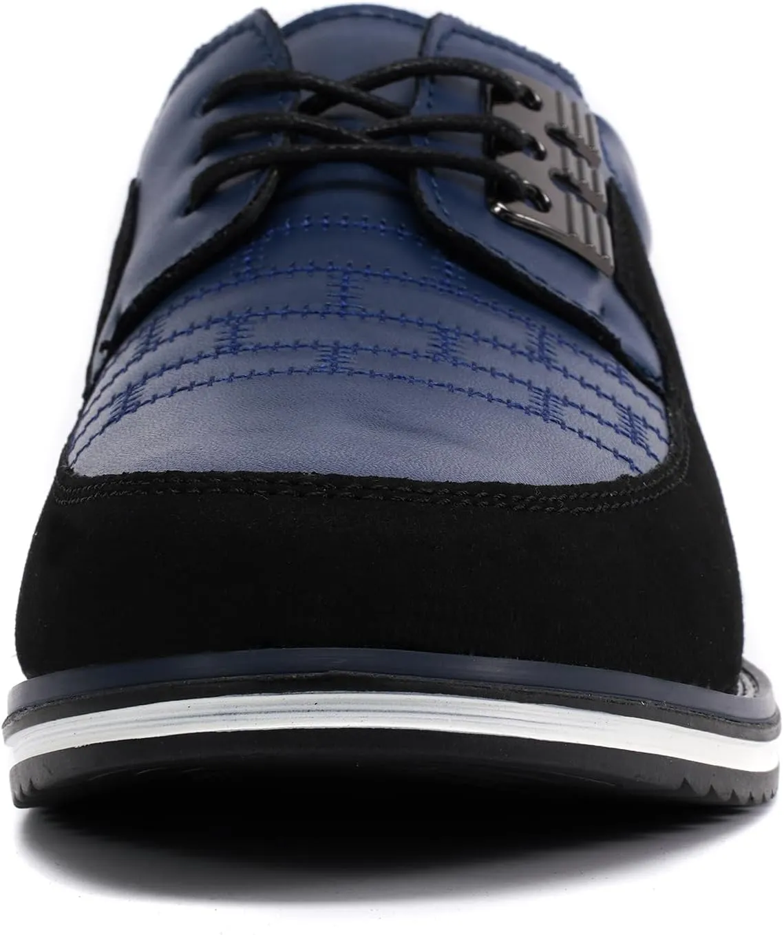 Men's Oxford Casual Shoes Business Lace-up Leather Loafers Fashion Dress Sneakers Breathable Comfortable Office Working Walking Driving
