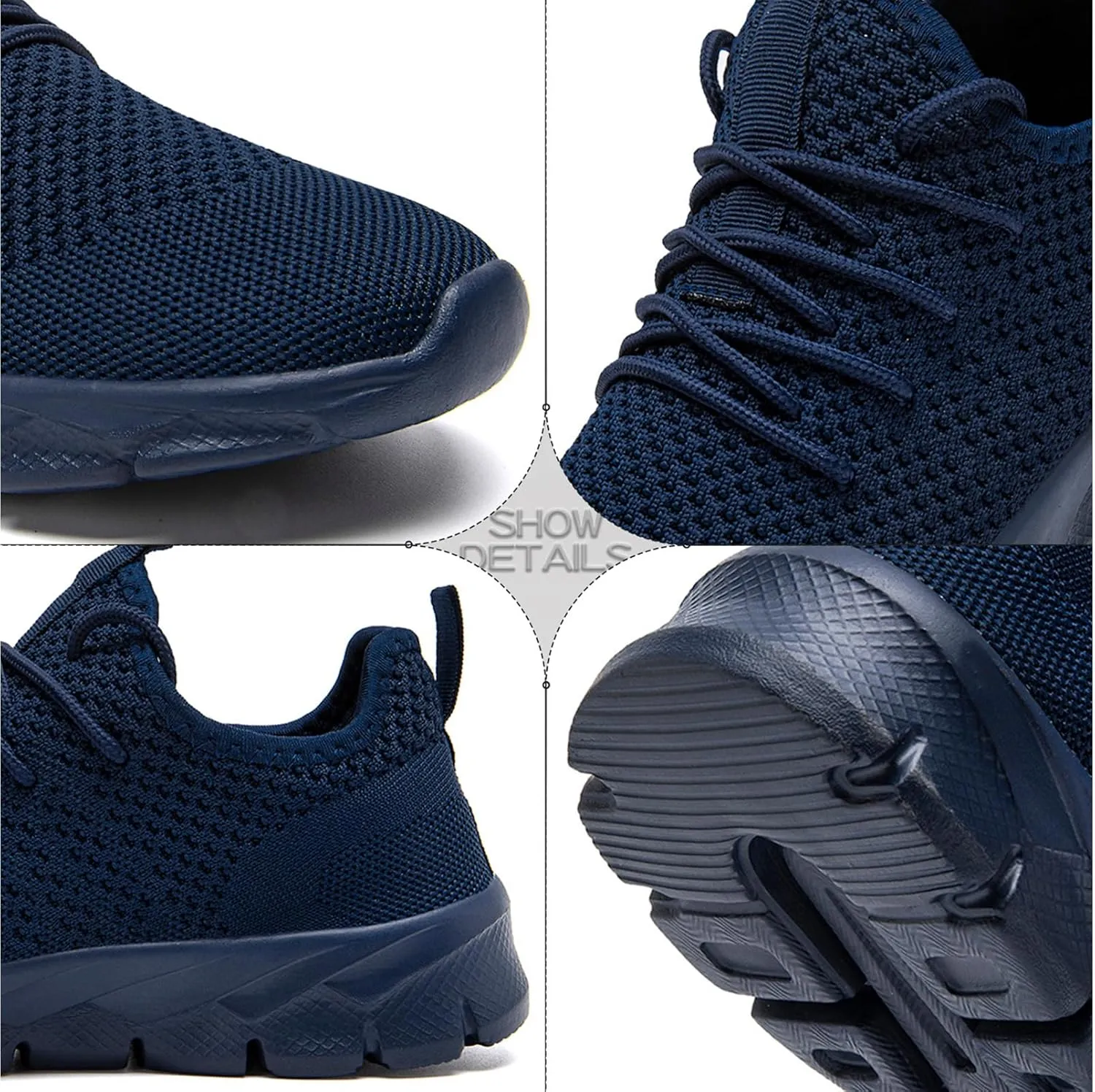Mens Running Shoes Fashion Sneakers Tennis Walking Shoes Lightweight Athletic Gym Workout Shoes
