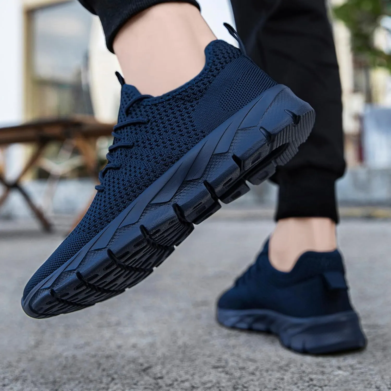 Mens Running Shoes Fashion Sneakers Tennis Walking Shoes Lightweight Athletic Gym Workout Shoes