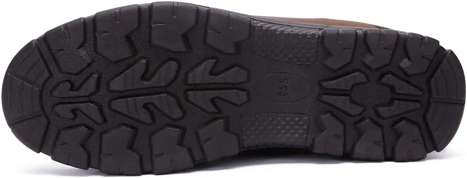 Men's Snow Boots Moccasins Slippers Plush Loafers Warm Lined Driving Indoor Outdoor Winter Non-Slip Elderly Walking Sneaker Shoes