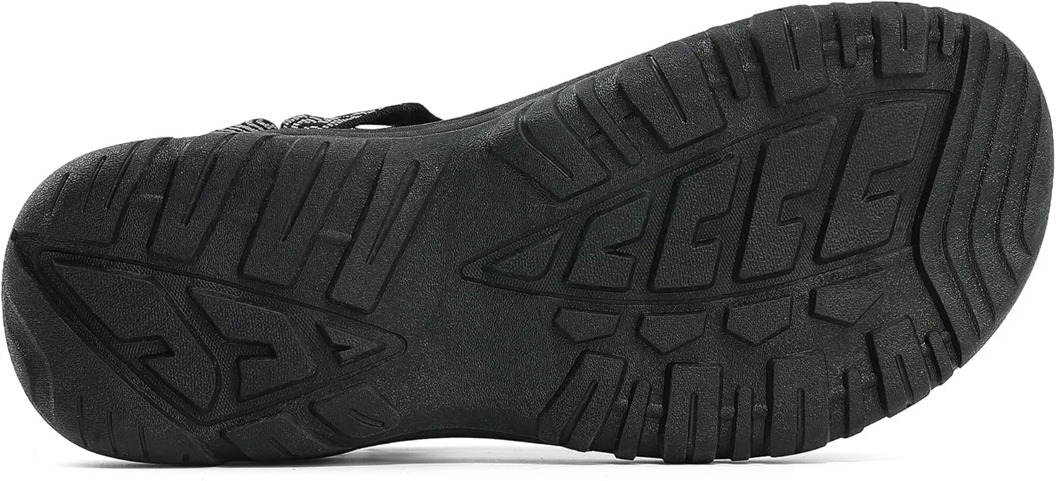 Men's Sport Hiking Sandals EVA Foam Midsole Outdoor With Arch Support Beach Water Shoes