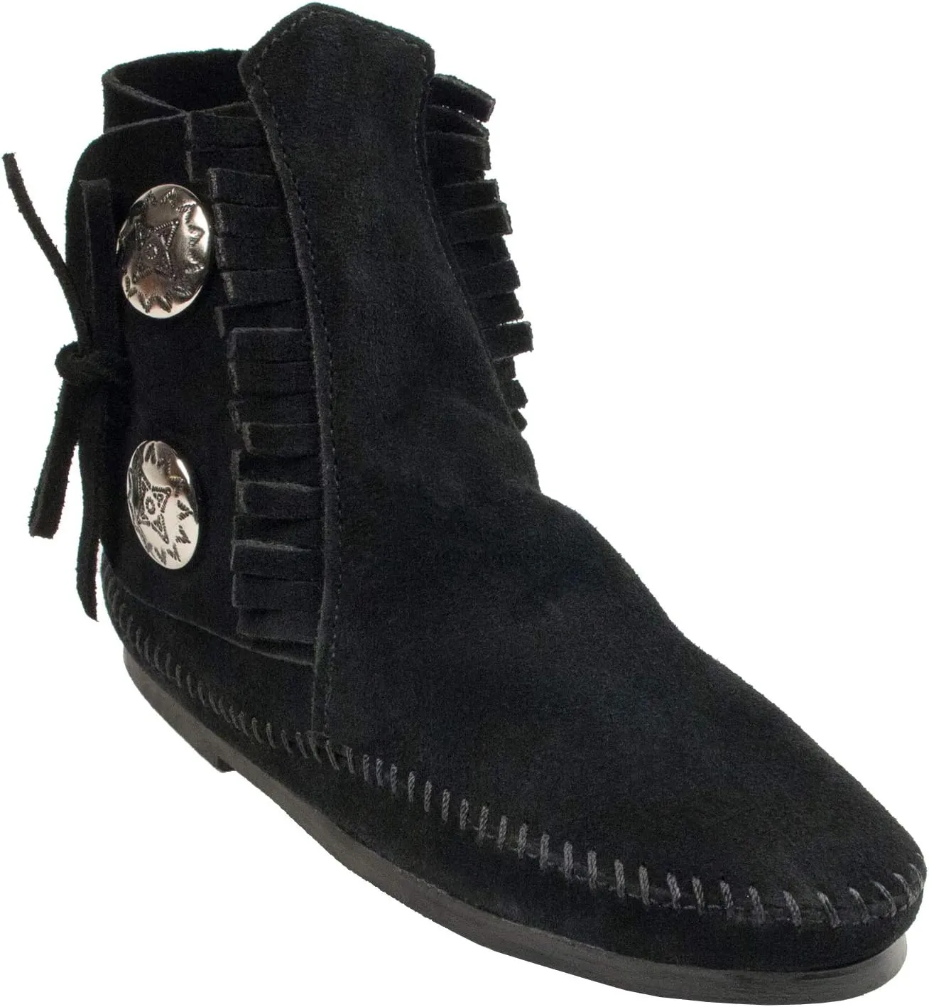 Minnetonka Women's 2 Button Hardsole Boot